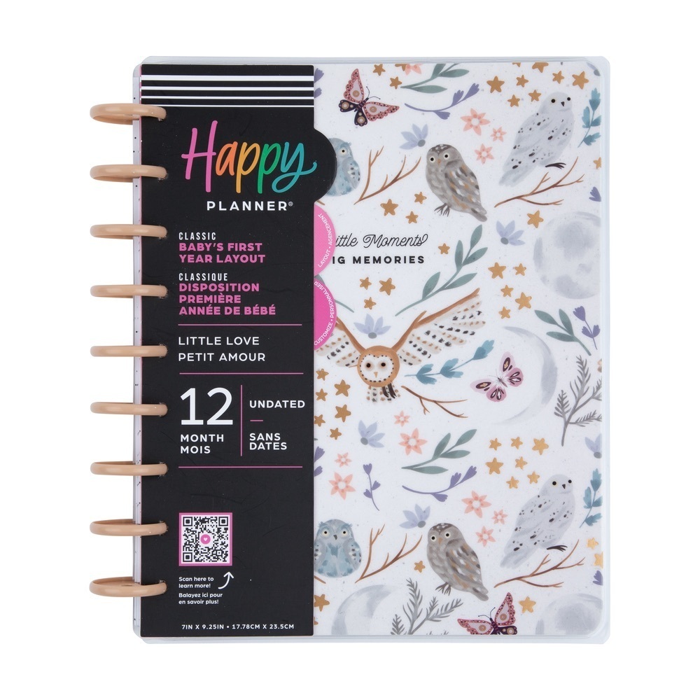 Happy Planner | Undated Little Love Baby CLASSIC BABY'S FIRST YEAR LAYOUT